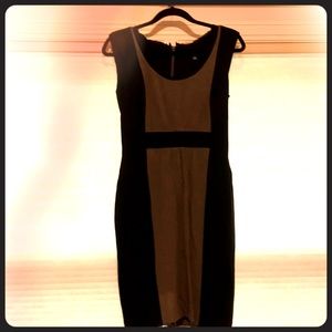 Black and Gray Banana Republic Cocktail Dress, EUC